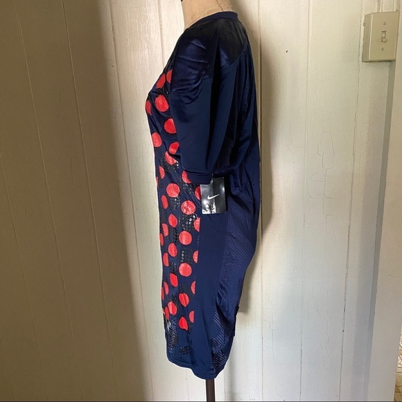 NIKE x Comme Des Garcons sz M Football Jersey Blue - Picture 5 of 10